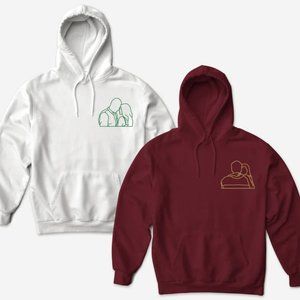 Custom Embroidered Hoodie, Custom Hoodies with your Text, Custom Embroidered Pul